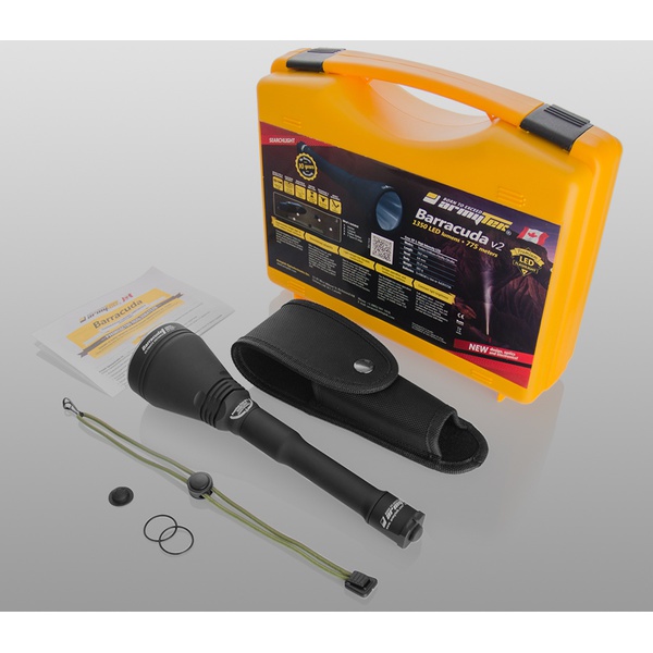 Фонарь ArmyTek Barracuda V2 теплый свет