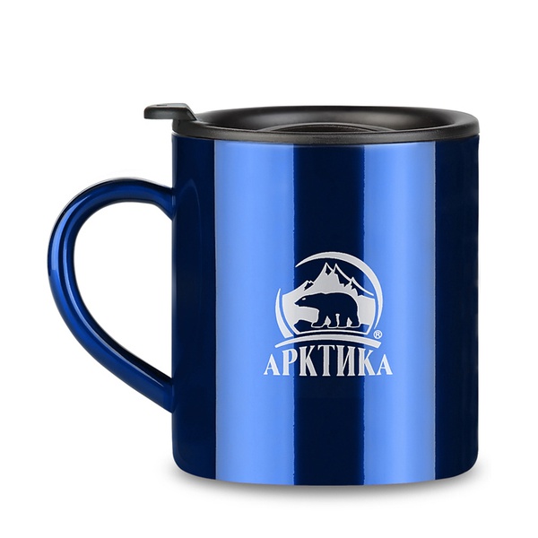 Термокружка Арктика 802 синий, 0,3 л