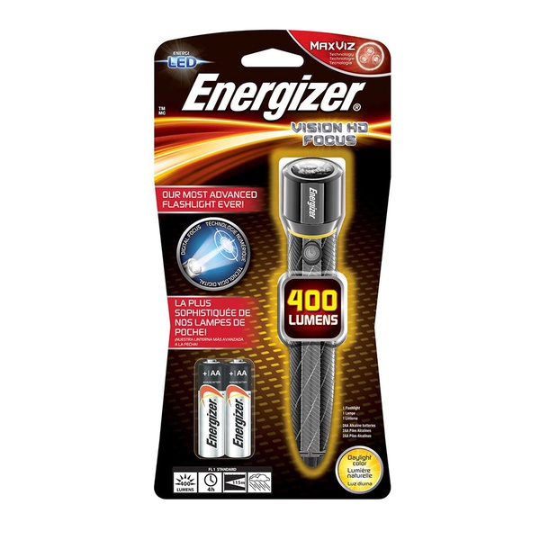 Фонарь Energizer Metal Vision HD Focus 2AA