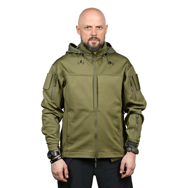 Куртка тактическая 5.45 Design Манул (софтшелл) olive