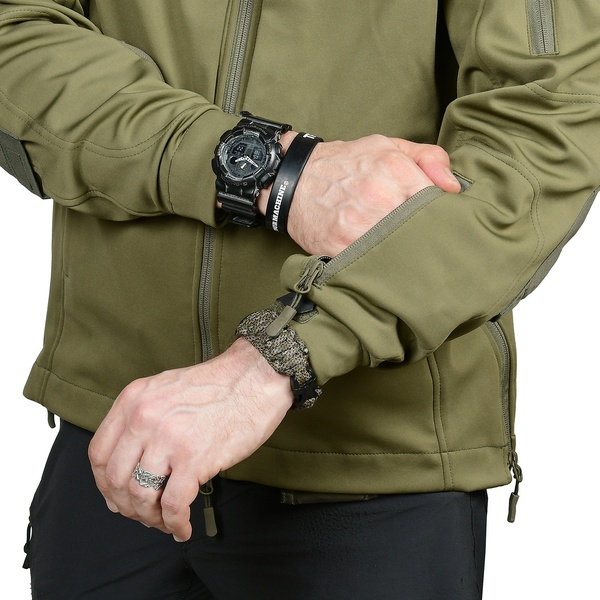 Куртка тактическая 5.45 Design Манул (софтшелл) olive