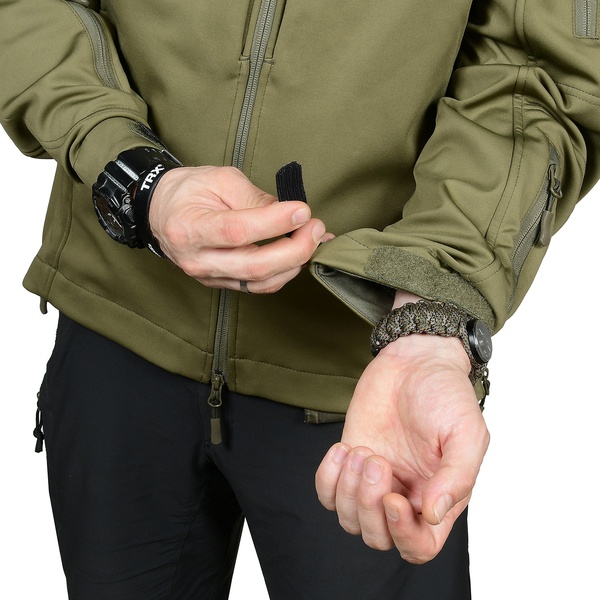 Куртка тактическая 5.45 Design Манул (софтшелл) olive