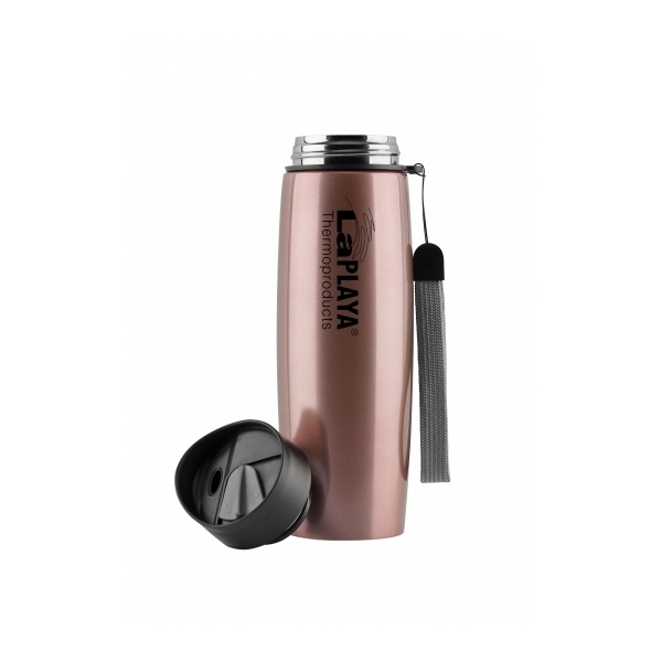 Термокружка LaPlaya Thermo Mug SS Strap розовый, 0,5 л