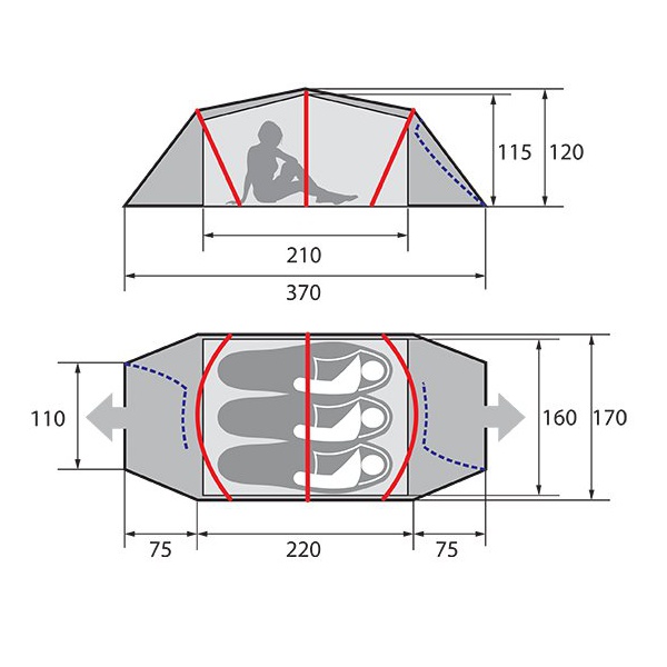 Палатка Splav Capri 3