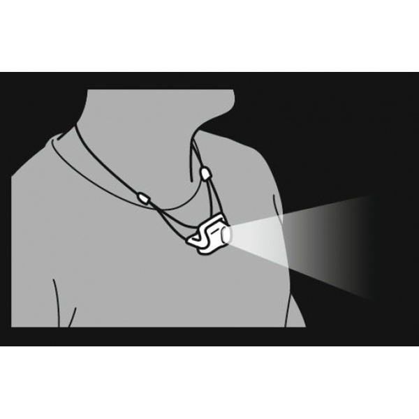 Фонарь налобный Petzl Bindi синий