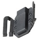 Подсумок быстросъемный из Kydex 5.45 Design black, 1 магазин для Glock. Фото 3