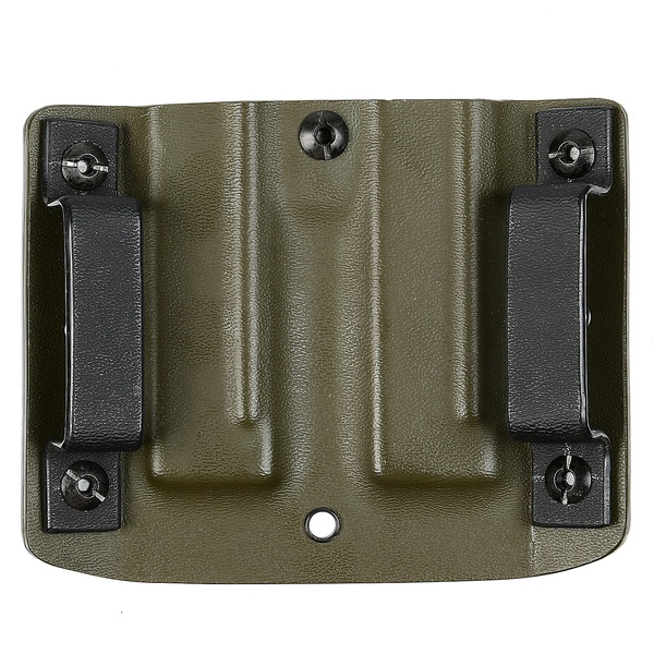 Подсумок из Kydex 5.45 Design olive, 2 магазина для ПМ