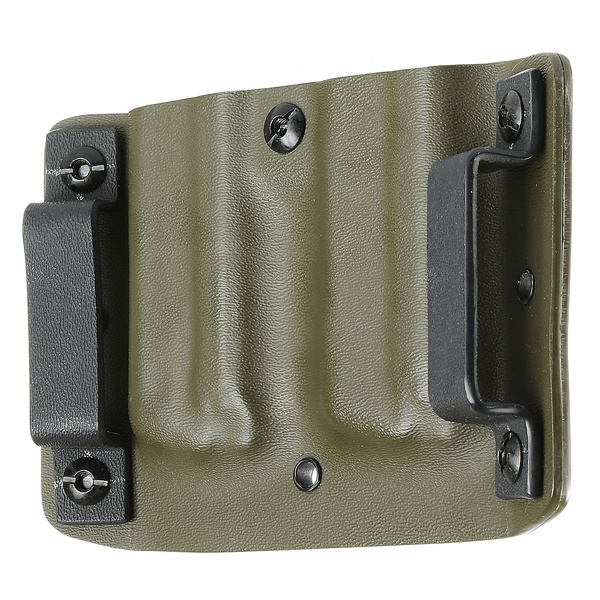 Подсумок из Kydex 5.45 Design olive, 2 магазина для ПЯ