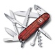 Нож Victorinox Huntsman полупрозрачный красный. Фото 1