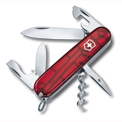 Нож Victorinox Spartan прозрачный красный