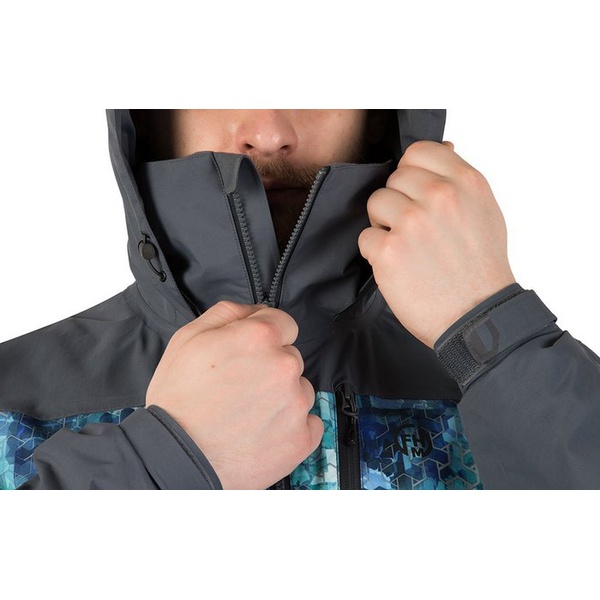 Куртка FHM Guard принт голубой/серый