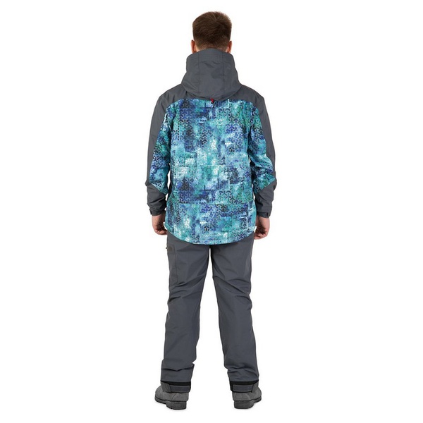 Куртка FHM Guard принт голубой/серый