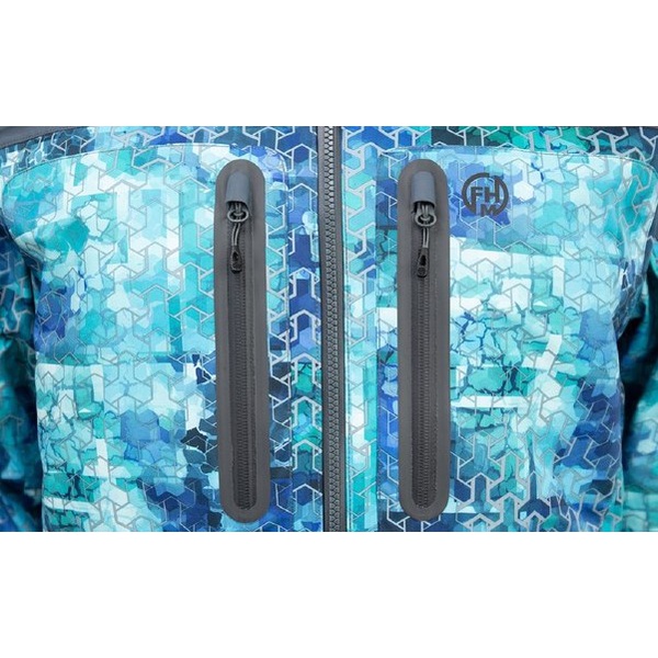 Куртка FHM Guard принт голубой/серый