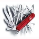 Нож Victorinox SwissChamp полупрозрачный красный. Фото 1