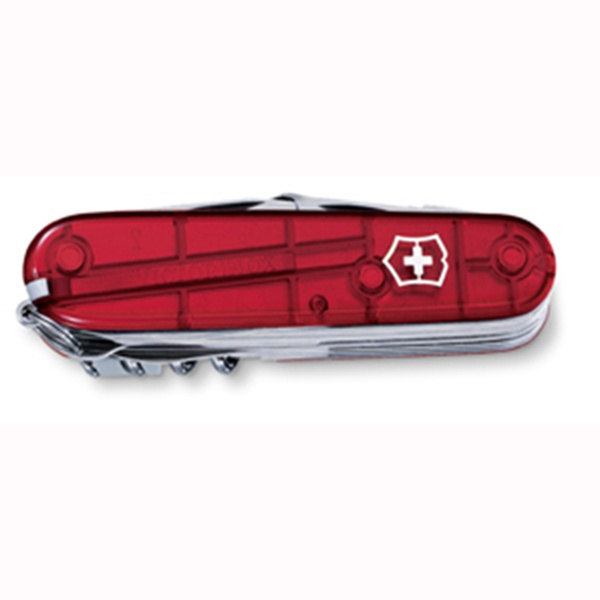 Нож Victorinox SwissChamp полупрозрачный красный