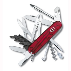 Нож Victorinox CyberTool полупрозрачный красный