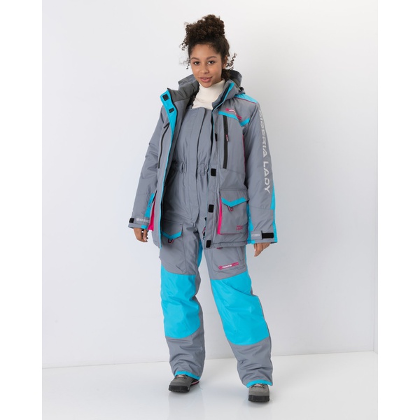 Костюм женский Huntsman Siberia Lady серый/голубой, тк. Breathable