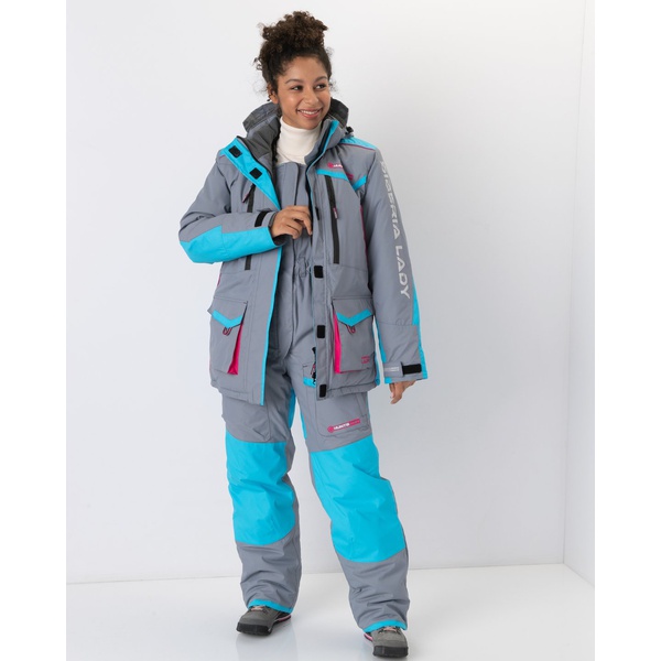 Костюм женский Huntsman Siberia Lady серый/голубой, тк. Breathable