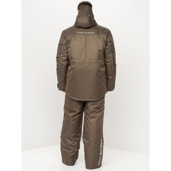 Костюм зимний Huntsman Полюс Lux хаки, тк. Cell