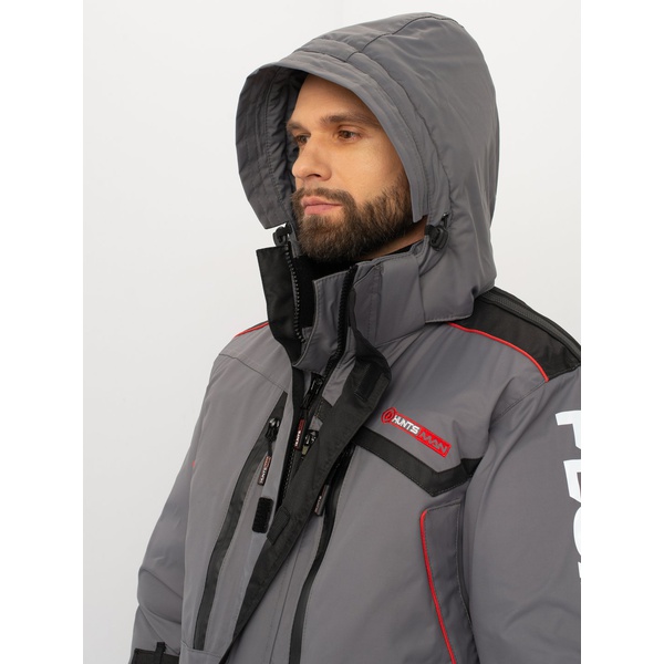Костюм Huntsman Siberia Floating (поплавок) серый/чёрный, тк. Breathable