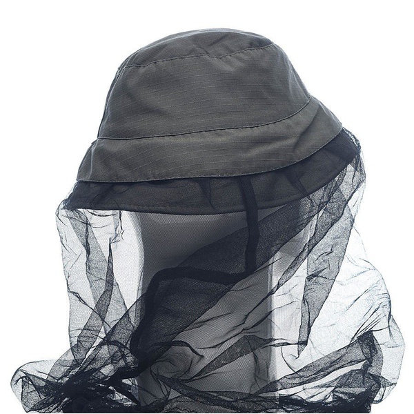 Панама-накомарник Huntsman Трансформер (тк. смесовая, рип-стоп) Хаки