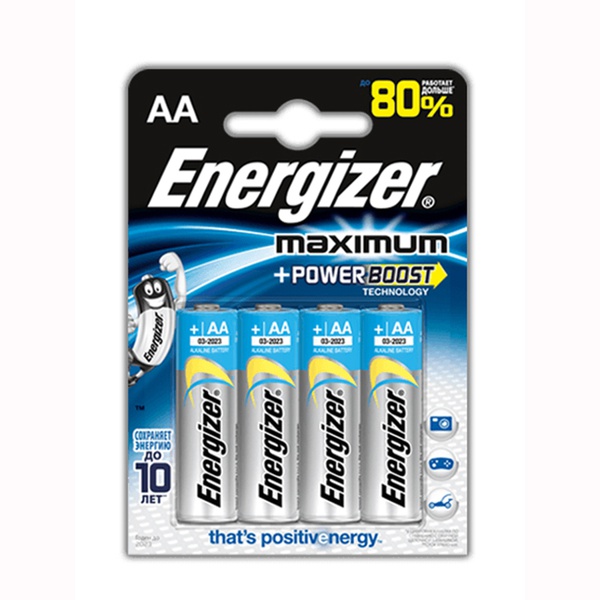 Батарейки Energizer Maximum LR6/E91 AA FSB4