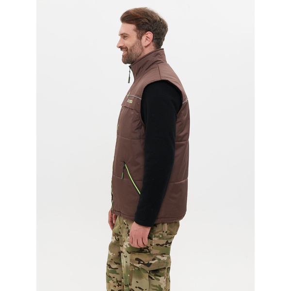 Жилет Huntsman Беркут коричневый, тк. Дюспо