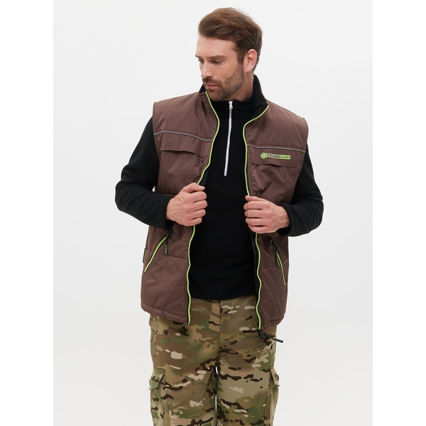 Жилет Huntsman Беркут коричневый, тк. Дюспо