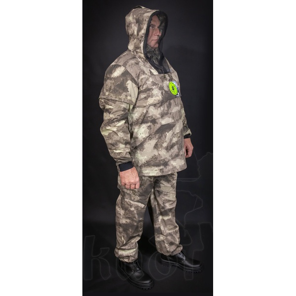 Костюм Skadi Gear Антигнус (смесовая) с ловушками Мох коричневый (серый)