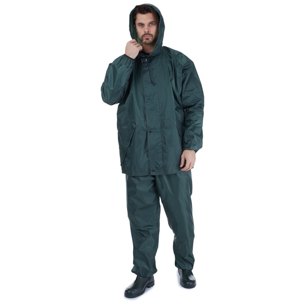 Костюм ветровлагозащитный Skadi Gear Роса (PU) Зелёный