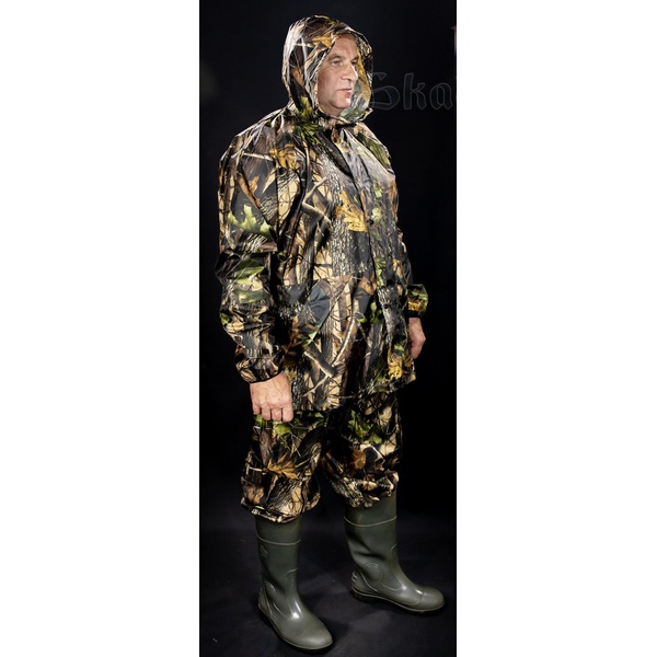 Костюм ветровлагозащитный Skadi Gear Роса (PU) Лес