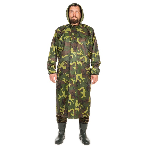 Плащ ветровлагозащитный Skadi Gear Роса (PVC) КМФ