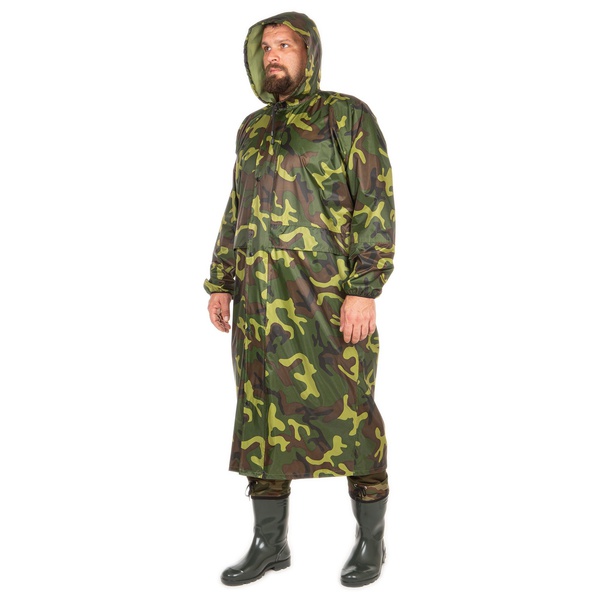 Плащ ветровлагозащитный Skadi Gear Роса (PVC) КМФ