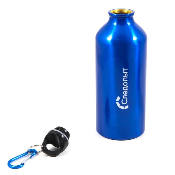 Бутылка Следопыт PF-BD-A600 с карабином 0,6 л