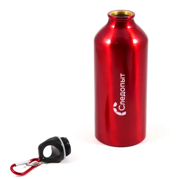 Бутылка Следопыт PF-BD-A600 с карабином 0,6 л