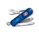 Нож-брелок Victorinox Classic SwissLite полупрозрачный синий. Фото 1