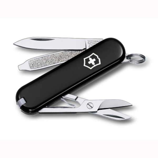 Нож-брелок Victorinox Classic чёрный