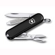 Нож-брелок Victorinox Classic чёрный. Фото 1