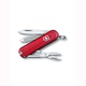 Нож-брелок Victorinox Classic полупрозрачный красный. Фото 1