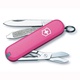 Нож-брелок Victorinox Classic светло-розовый. Фото 1