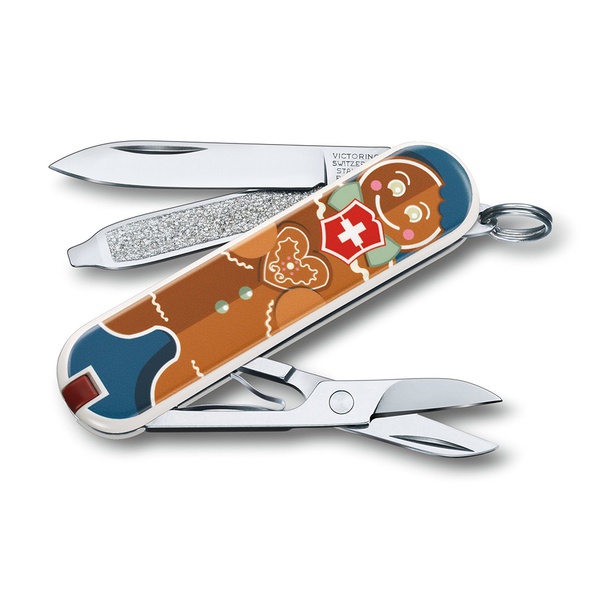 Нож-брелок Victorinox Classic LE 2019 gingerbread love
