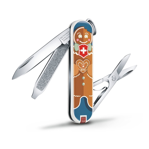 Нож-брелок Victorinox Classic LE 2019 gingerbread love