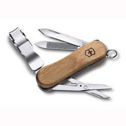 Нож-брелок Victorinox Classic Nail Clip Wood 580