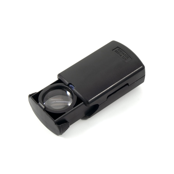 Лупа Следопыт кратность 30 диаметр 21 мм с подсветкой