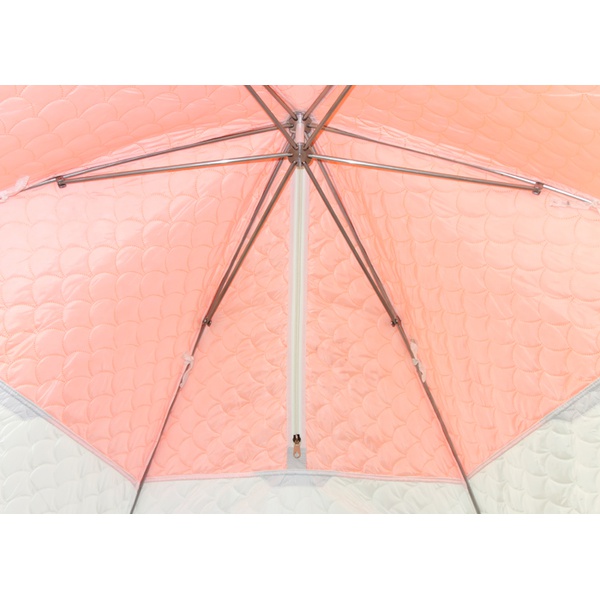 Палатка для зимней рыбалки Пингвин 2 Термолайт (каркас В95Т1) бело-оранжевый