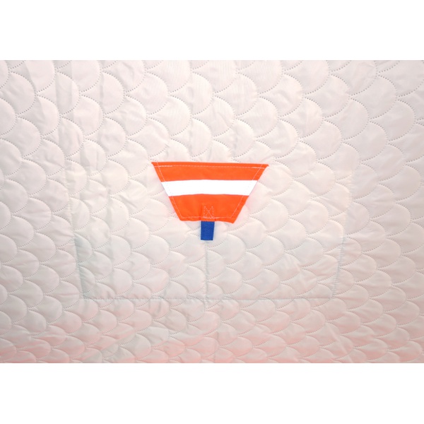 Палатка для зимней рыбалки Пингвин 2 Термолайт (каркас В95Т1) бело-оранжевый