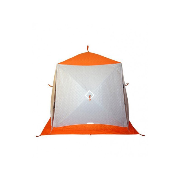 Палатка всесезонная Пингвин Призма Шелтерс Термолайт (каркас В95Т1) бело/оранжевый