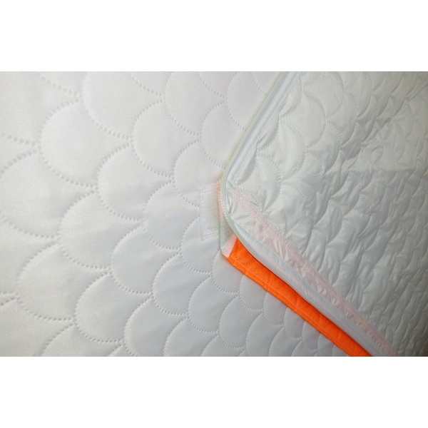 Палатка всесезонная Пингвин Призма Шелтерс Премиум Термолайт (каркас В95Т1) бело/оранжевый