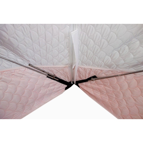 Палатка всесезонная Пингвин Призма Шелтерс Премиум Термолайт (каркас В95Т1) бело/оранжевый