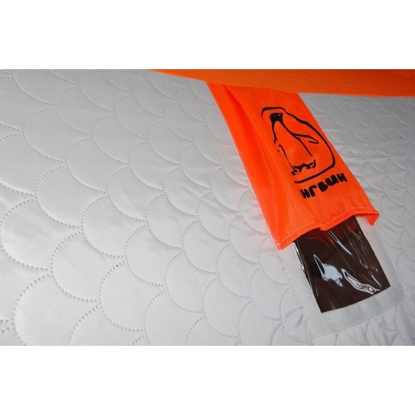 Палатка всесезонная Пингвин Призма Шелтерс Премиум Термолайт (каркас В95Т1) бело/оранжевый